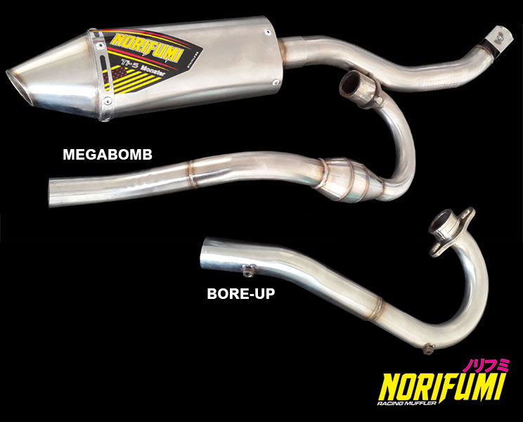racing klx knalpot leher MONSTER 5 230 HONDA TRACKER Kawasaki CRF Ti Stainless KLX/D for 150,